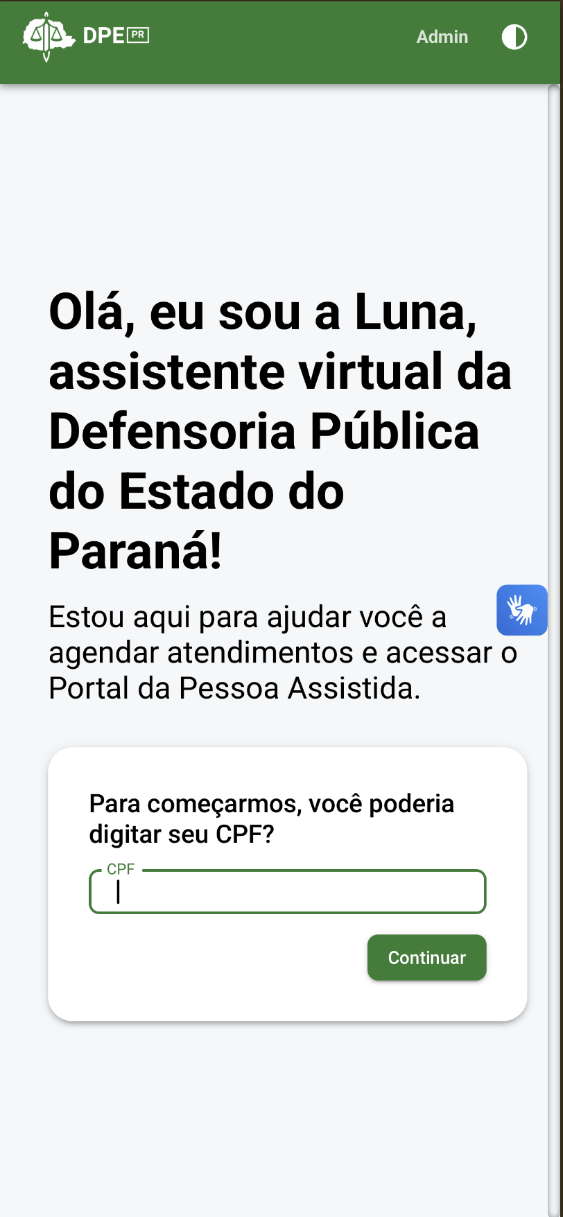 New responsive registration layout on mobile
