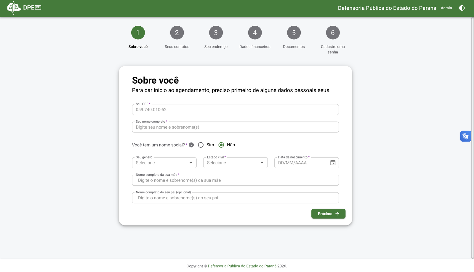 New direct flow: password prompt for existing users, direct redirect to registration for new users