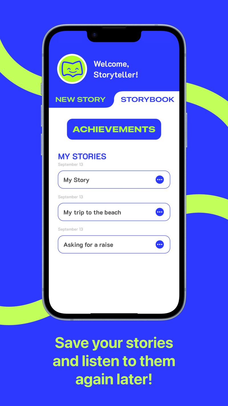 App Store screenshot: no need to talk to other people, no generic or fixed scripts