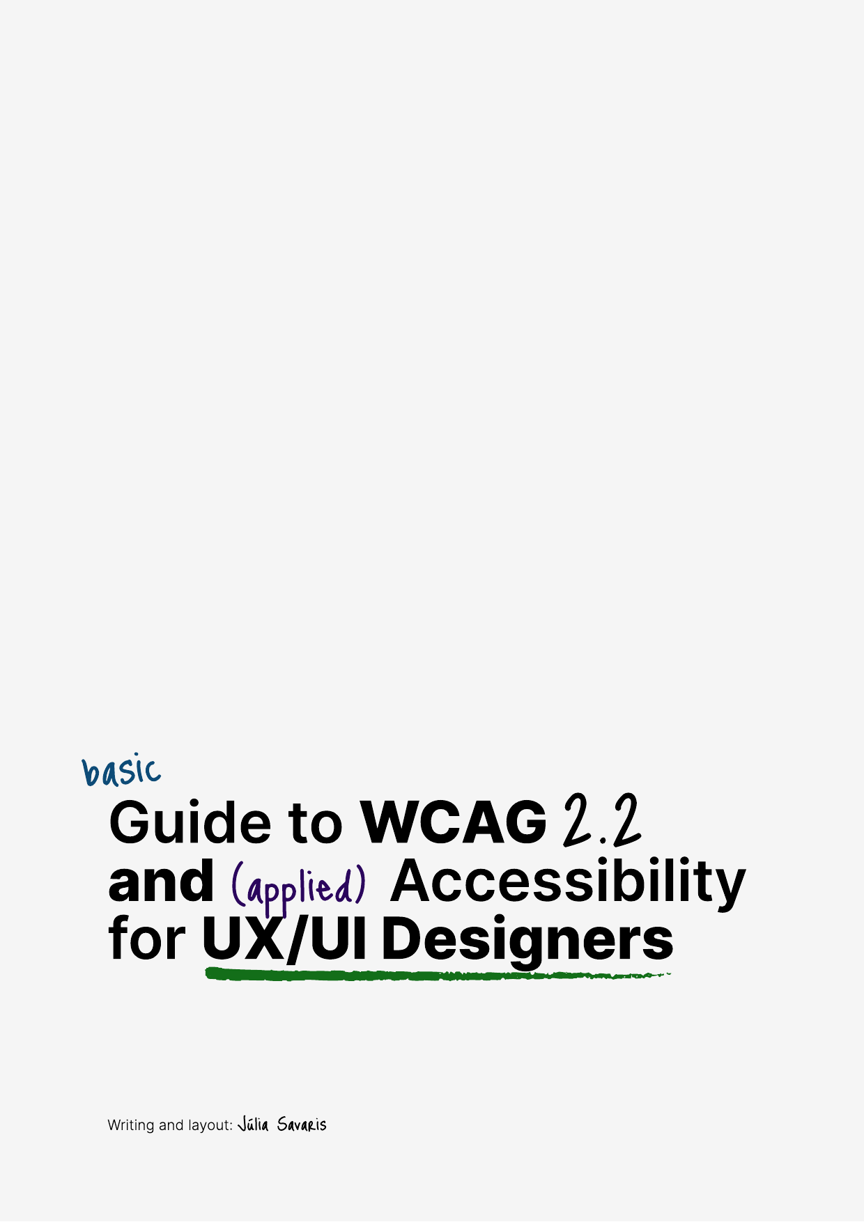 Guide page 1: cover