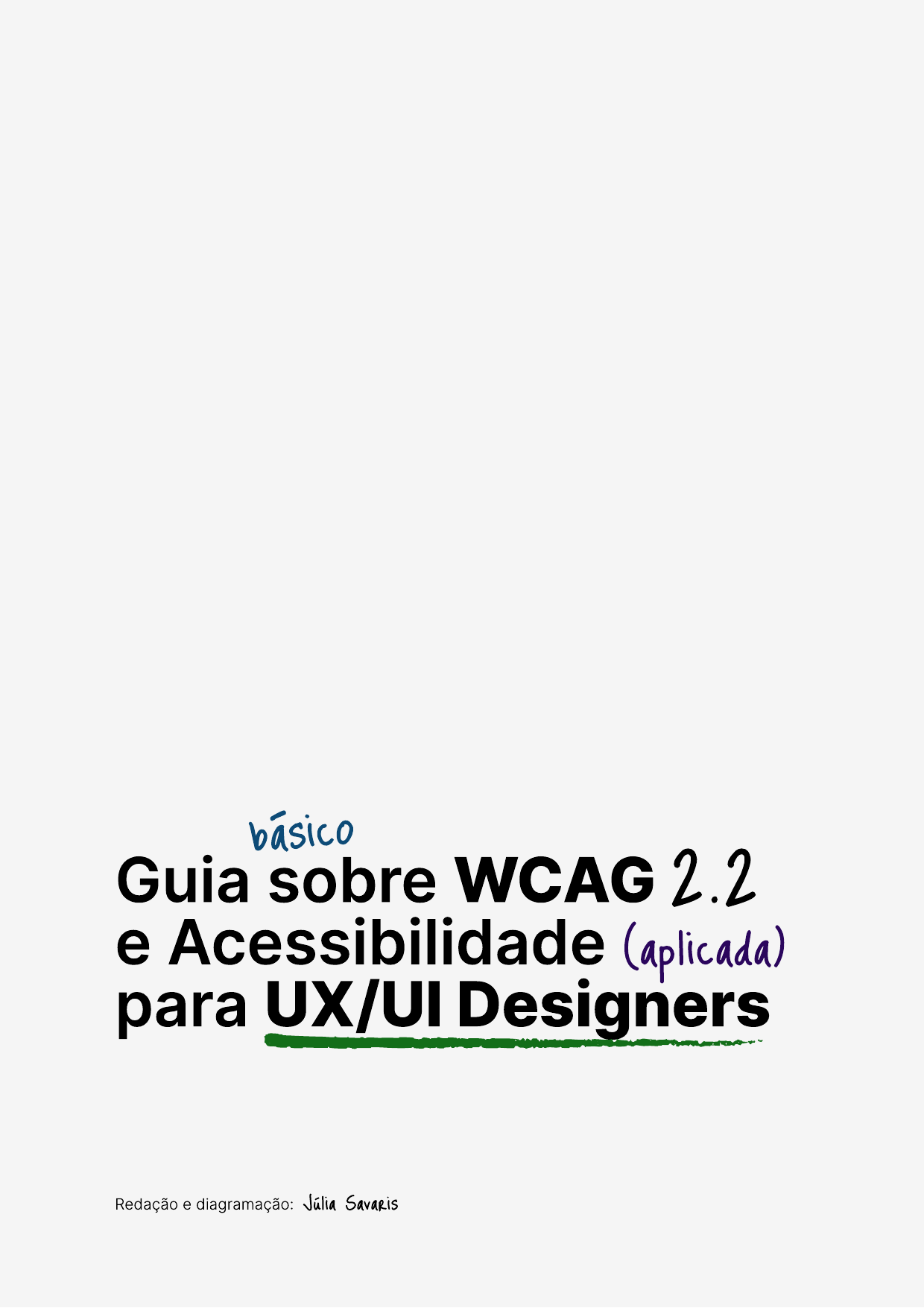 Página 1 do guia: capa